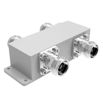 2700-6000MHz IP65 4.3-10 Female 2in 2out Hybrid Coupler / 2: 2 Combiner